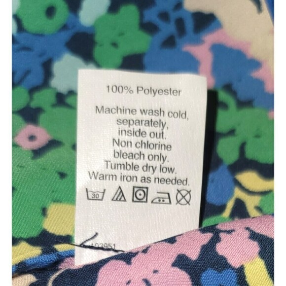 J. Crew Floral Racer Back Top - Size 2 - Picture 9 of 9